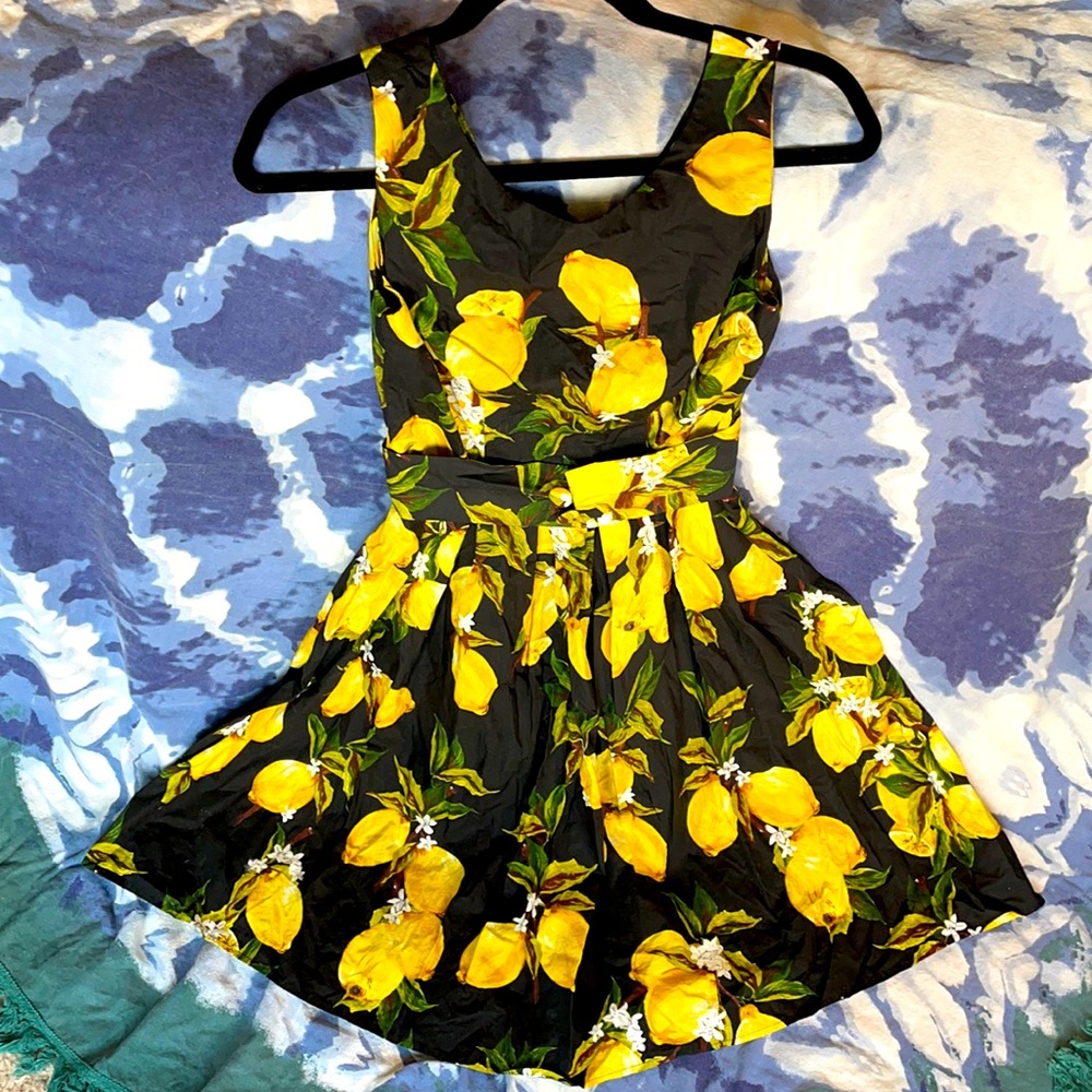 Retro Lemon dress